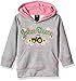 John Deere Baby Girls' Fleece Pullover Poly Tech Hoody, Grey, 2T
