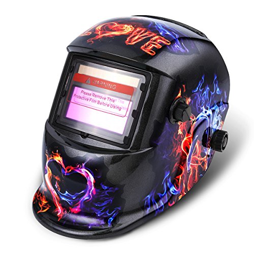 Welding Helmets white blue NASUM Welding Helmet Weld/Grind Selectable