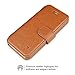 TANNC iPhone 5S Case iPhone SE Case [Screen Protector Included] Flip Leather Wallet Phone Case [Layered Dandy] - [Card Slot][Flip][Wallet] - For Apple iPhone 5S / SE Devices - Brown