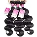 Brazilian Body Wave Bundles With Closure 8A Unprocessed Virgin Hair Body Wave Human Hair 3 Bundles With Closure Free Part (10.12.14+8)
