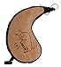 Laken Spanish Bota Bag Leather Canteen Pouch for Wine and Water - Wine Skin Bag with Strap for Travel, Camping, Hiking | Kidney Shape - 1.5 Liter