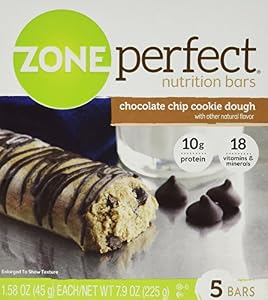 Image of Zone Chocolate Chip Cookie Dough, 7.9 Ounce (Pack of 4)