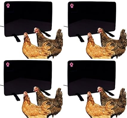 Cozy Products Safe Chicken Coop Pet Heater 200w Flat Panel Technology One Size Black Pack Of 4