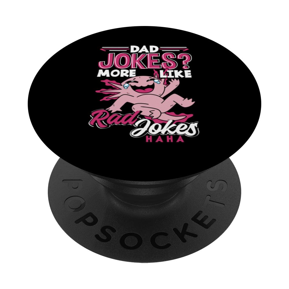 Dad Jokes? More Like Rad Jokes For Dad Graphic For Men PopSockets Swappable PopGrip
