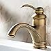 BWE European Style Single Handle Commercial Bathroom Antique Brass Mixer Faucet for Vanity Sink