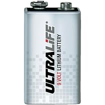 ULTRA LIFE, 10 year, smoke alarm battery, U9VL-X - Smoke Detectors ...