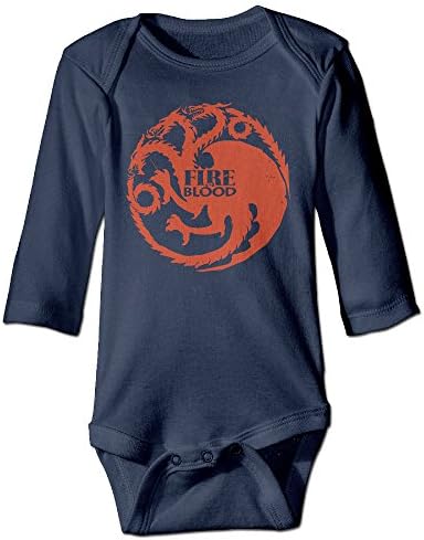 OULIKE House Targaryen Game Of Thrones Long Sleeve Baby Climbing Clothes Bodysuit