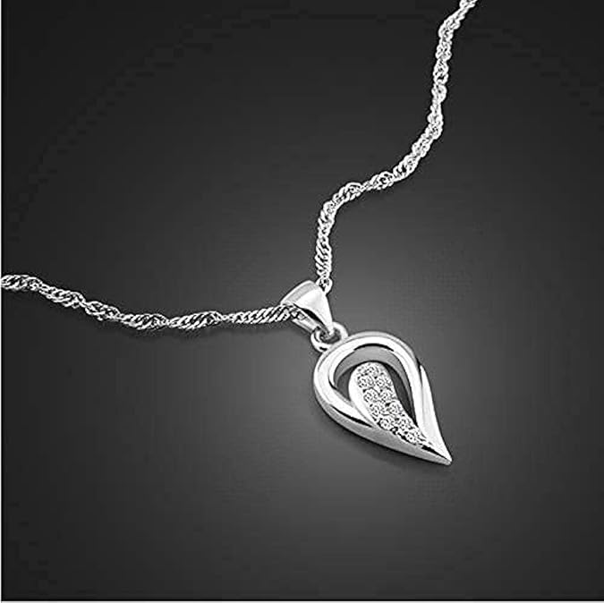 Necklace Women S 925 Silver Necklace Simple Style Pepper Pendant Design