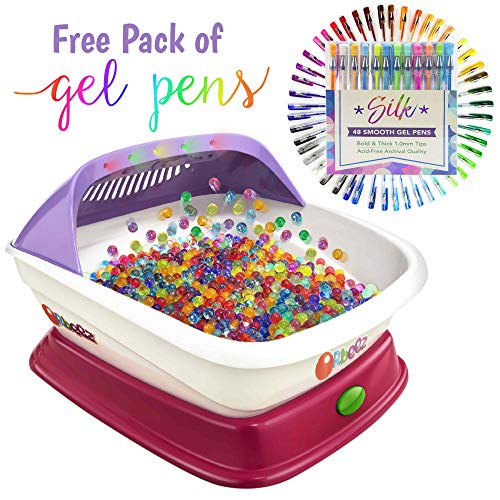 Orbeez Soothing Foot Spa & Smooth Gel Pens Bundle | The Perfect Relaxing Day in: Luxurious Pedicure & Stress-Relieving Coloring Activities | Includes 2,200 Water Beads & 48 Gel Pens