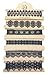 Zivyes Black Lace Floral Choker Punk Gothic Tattoo Necklace for 90s Women Girls (new 6pcs set)