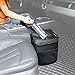 Hanging Car Trash Can Bin - PowerTiger Car Garbage Cans Bag with Lid & 3 Mesh Storage Pockets 2.64 Gallon