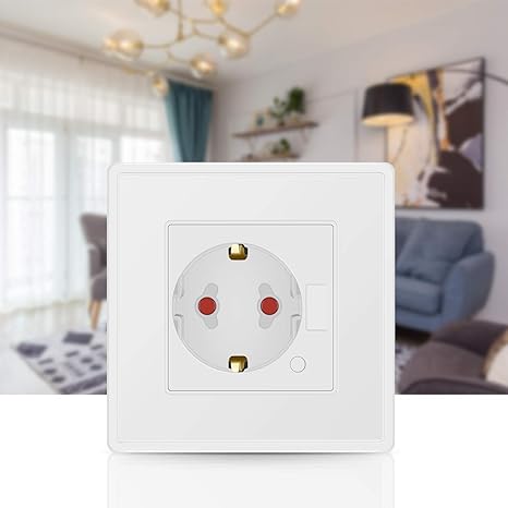 ONEVER Smart Socket Integrado Enchufe WiFi Compatible con Amazon Alexa
Google Home App Timer Set EU Plug 10A WiFi Smart Socket Panel de Toma
de Corriente Precio estimado 14.39 €