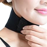ROMUCHE Neck Brace - Soft Neck Support Relieves Pain & Pressure in Spine - Wraps Aligns Stabilizes Vertebrae & Keep Warm[2018UPGRADED]