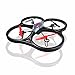 REALACC WLtoys V262 2.4GHz 4CH 6-Axis Gyro Big UFO Quadcopter Drone Long Flight Time Remote Control RC Toy Drone Camera Version RTF(Camera not Included)