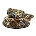 Western Diamondback Rattlesnake S by Michael Carr Designs - Outdoor Snake Figurine for gardens, patios and lawns (80058),Brown