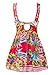 COCOPEAR Women's Mesh Print One Piece Swimdress Cover Up Swimsuit with detachable Falsies(FBA)