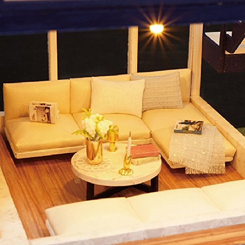 1 Kisoy+Romantic+Dollhouse+Miniature+Apartment