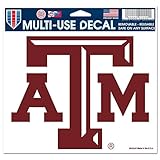 WinCraft NCAA Texas A&M University 21792091 Multi-Use Colored Decal, 5