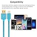 WITPRO Micro USB Fast Charging Cable with Gold Plated and Nylon Braided Charger Cord for Samsung Galaxy S6/S7 Edge, Note 4/5, Tablet Tab E A S2, Moto X G4 G5, HTC M8 M9 (3.3-Feet Pack-2) -Blue