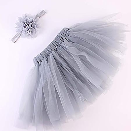 MerssavoBaby Mädchen Tutu Glitter Tanz Ballett Dreilagige Weiche Tüllröcke Für 0-12 Monate (# 2)