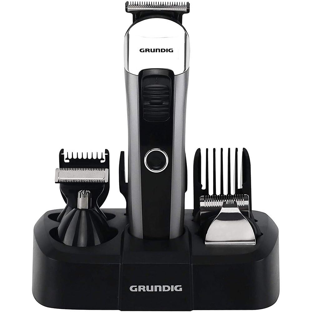 GRUNDIG GMS3240 hair trimmers/clipper Black, Silver