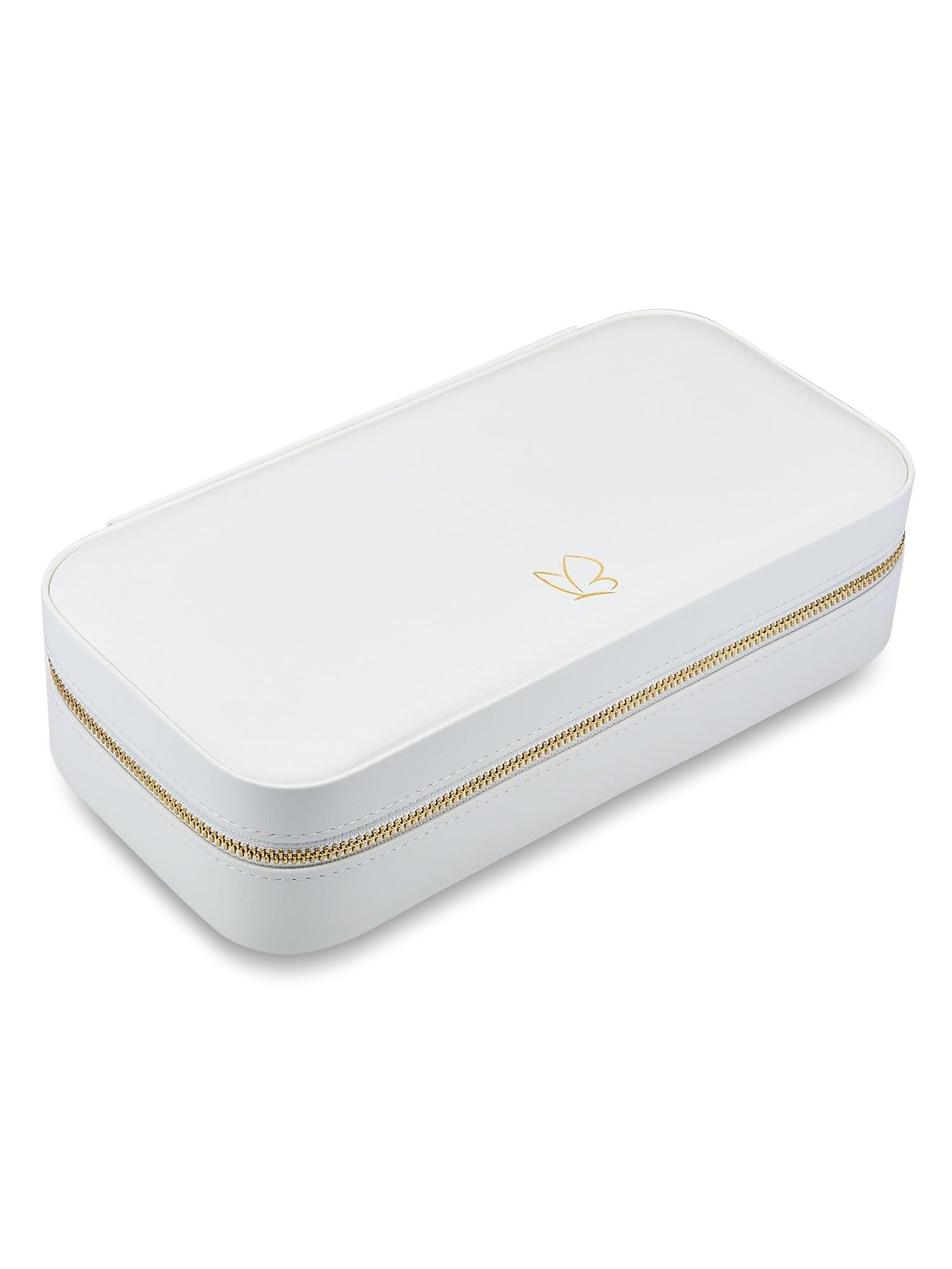 Glanzstücke München Jewelry storage synthetic leather white