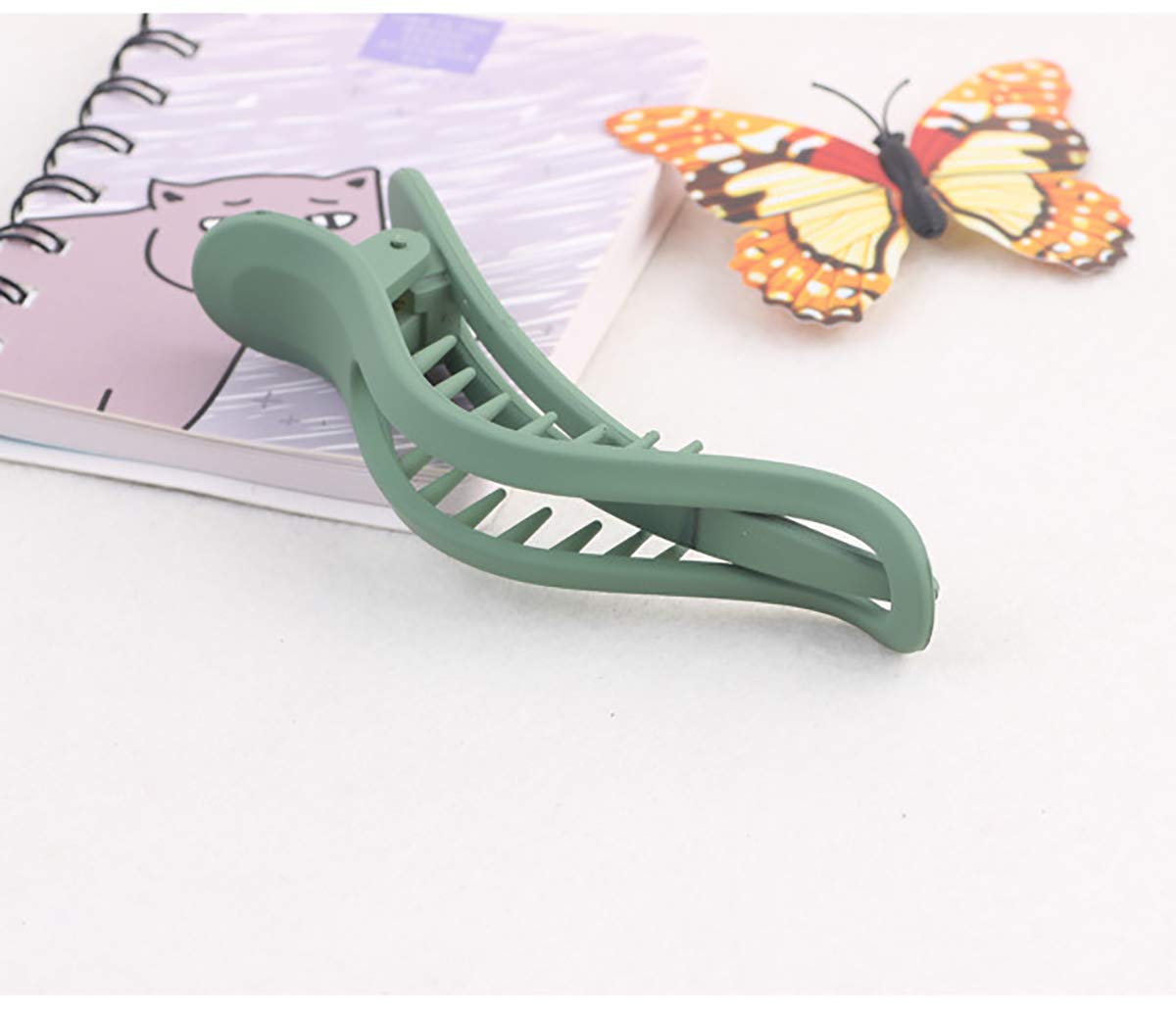 6PCS Hair Claws Clips No Slip Strong Hair Clips Teeth Curve Durable Alligator Duck Bill Jaw Clips Hair Styling Accessories : Beauty