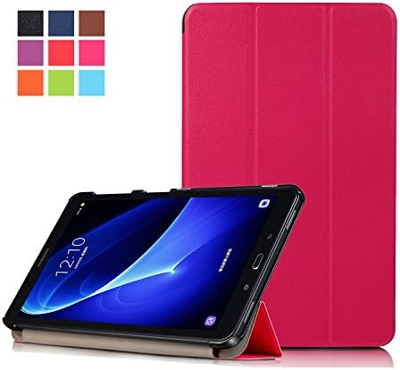 Galaxy Tab A 10.1" Tablet Case,T580 Case,LLcase Ultra Slim Fit Lightweight Protective Case Cover with Auto Wake&Sleep Feature for Samsung Galaxy Tab A 10.1 SM-T580/T585 Tablet (rose)