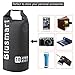 Blusmart 10L/20L Waterproof Dry Bags + Waterproof Waist Pouch, Perfect for Kayaking / Boating / Canoeing / Fishing / Rafting / Swimming / Camping / Snowboarding(20L Black)