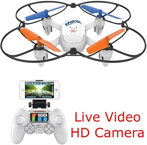 SkyCo Mini Rc WiFi FPV WiFi Drone Quadcopter with HD Camera Live Video One-Key-Return RFT Headless Helicopter Altitude Hold