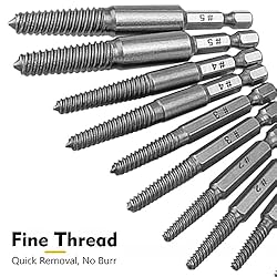Bestgle 10pcs Screw Extractor Set, 1/4" Hex Shank