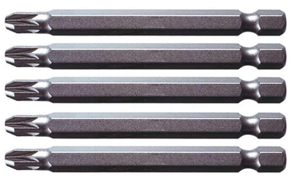 KS Tools 911.7728 75mm PZ2 1/4-inch Classic Bits (5 Pieces)