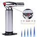 Top Torch | Culinary Butane Food Torch | Refillable, Pull Down Safety Lock, Adjustable Flame | Blow Torch for Creme Brulee, Smores, Charring, Soldering, Welding, Jewelry, Camping & More