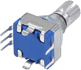 sourcing map EC11 Rotary Encoder Digital Potentiometer 5 Pins 15mm Shaft 2pcs view 5