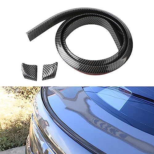 Universal Heckspoiler Aus Gummi 150cm - Carbon Look Für Die Meisten Autos