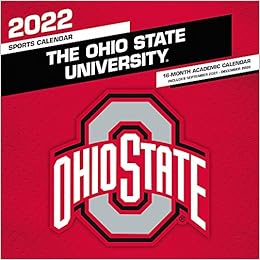 Osu Calendar 2022 23 Ohio State Buckeyes 2022 12X12 Team Wall Calendar: 9781469385532:  Amazon.com: Books