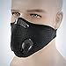 Activated Carbon Dustproof Mask 3Pack – Include 1 Pack Safety Glasses 1 Pack Filter, Filtration Exhaust Gas Anti Pollen Allergy PM2.5 Dust Mask Air Filter for Running Cycling DIY Outdoor Activities