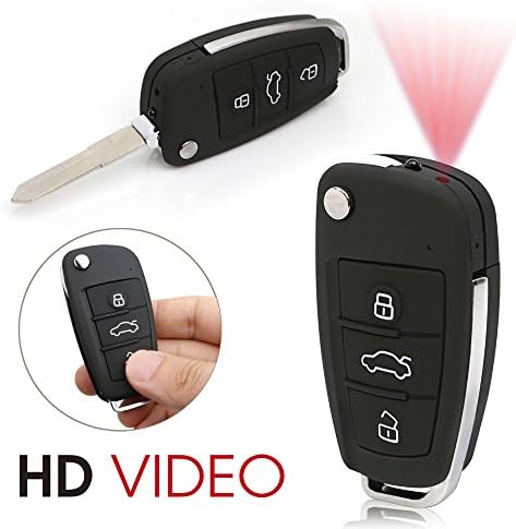 Jansbon 1080P Mini Car Key Nanny Spy Hidden Camera Video Recorder Motion Detection IR Night Vision S820