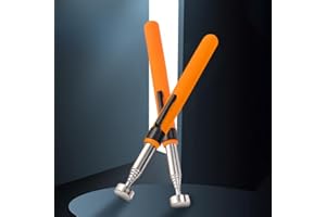 Telescoping Magnetic Pickup Tool with 8lb Pull Force, Telescoping 28 Inch Extendable Stick Gadget, Non-Slip Extendable Extra 