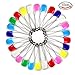 Plastic Head Baby Safety Pins Safety Locking Baby Cloth Diaper Nappy Pins Pack of 50