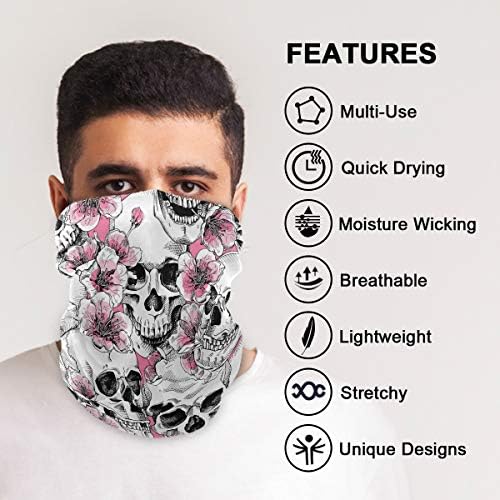 Colorful face masks made of 100% polyester, priced at $12.98.