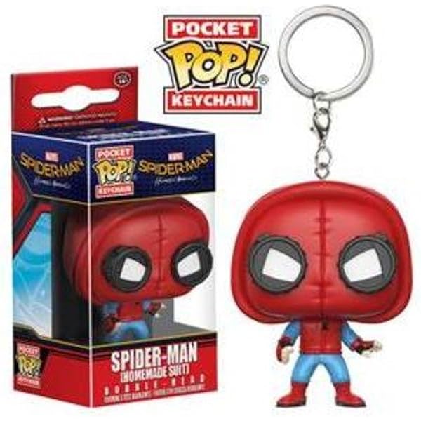 spider gwen funko pop keychain