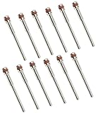 12 Piece Package Of Mandrel #1 With 3/32 Inch Screw And 3/32 Inch Shank