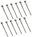 12 Piece Package Of Mandrel #1 With 3/32 Inch Screw And 3/32 Inch Shank