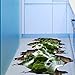 Wall Stickers,GOODCULLER 3D Stream Floor Wall Sticker Removable Mural Art Removable Wall Sticker Background Decorated Decal Home Decor
