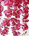 Luyue 3.18 Feet Artificial Silk Wisteria Vine Ratta Silk Hanging Flower Wedding Decor,6 Pieces,(Color-4)