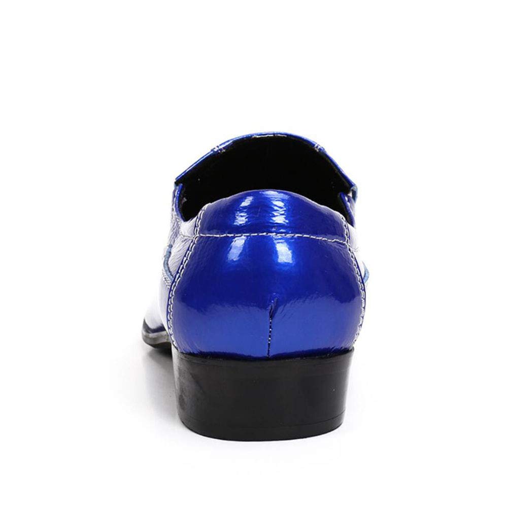 メンズレザーシューズ春 秋スタイリッシュビジネスシューズ パーソナリティタイドフローカジュアルシューズポインティングタイドフローフォーマルシューズ ヘアスタイル ナイトクラブ パーティー イブニングメンズシューズ B07gh1tk93 シューズ 激安単価で Baudouin Ma