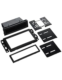 Scosche Kit Dash para 2007 Chevrolet Aveo Lt DIN con bolsillo y doble DIN, Negro