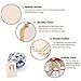 ArtMuseKitsMikash TMO Wood Tags Unfinished Wood Craft Supplies DIY Woodcrafts Blank Wooden Gift Tags Natural Hanging Wood Pieces for Wine,Decor,Wedding(100 Pcs)