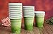 Yes!Fresh 8oz Disposable Hot Beverage Paper Coffee Cups for Hot Liquid, Chocolate,Juice,Parties,Picnics,Barbecues,Travel and Events (8 oz, 50 Count,Green)